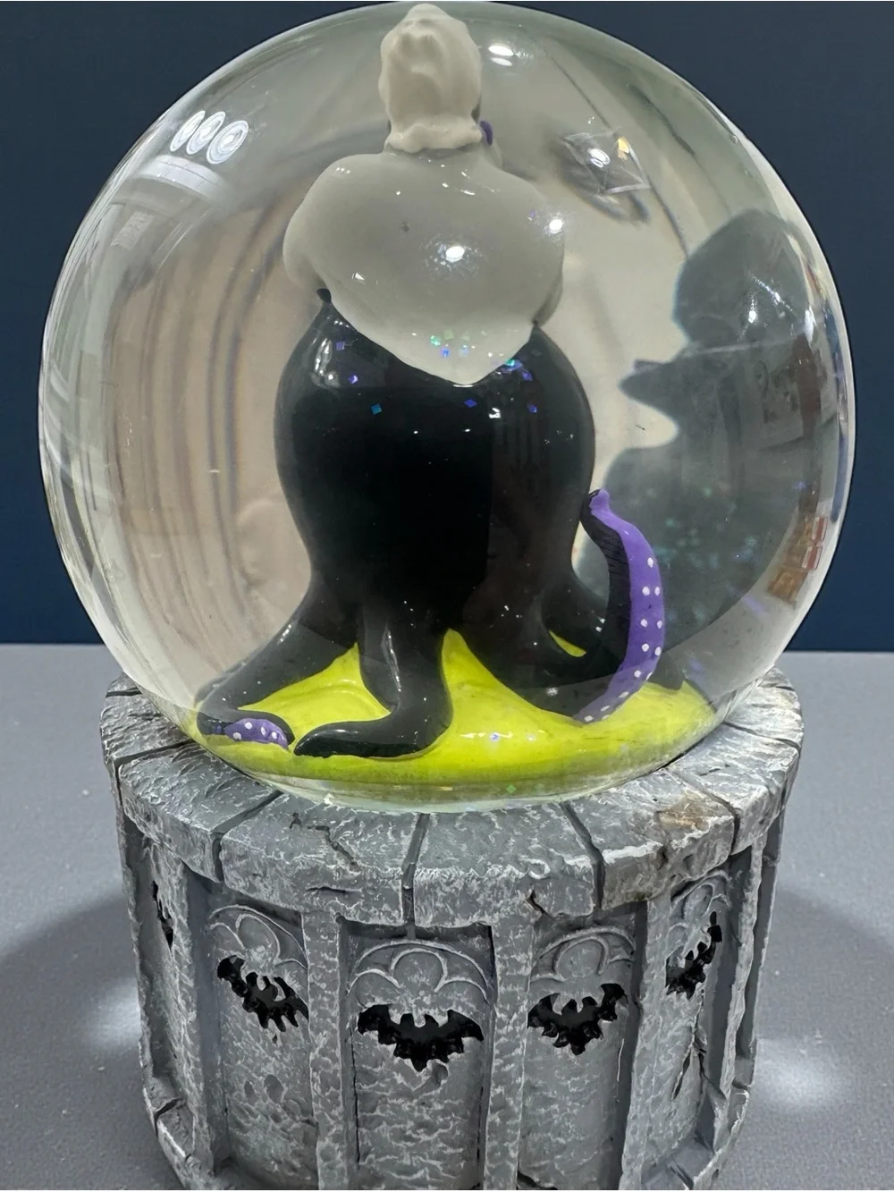 Disney Maleficent & Ursula Snow Globe Figurine - Black, Purple, Green - Picture 7 of 12